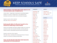 Tablet Screenshot of keepschoolssafe.org
